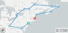  Ultimate New England New York to Boston (2025) - 13 destinations 