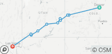  Painted Canyons of the West featuring Utah’s Five National Parks (Denver, CO to Las Vegas, NV) (2025) - 11 destinations 