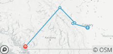  Feestelijke wonderen Calgary naar Victoria - 5 bestemmingen 