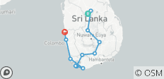  Grand circuit bien organisé au Sri Lanka -14 jours -/ Circuit privé - 12 destinations 