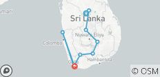  Sri Lanka 10 Days Tour Package - Best of Sri Lanka - Fully Private Tour - 9 destinations 