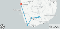  Best of 04 Days Adventture - Sri Lanka Private Tour - 4 destinations 