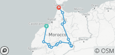  Circuit guidé de 12 jours au Maroc depuis Casablanca et les villes impériales via le désert du Sahara - 16 destinations 