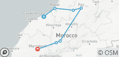  Morocco’s Imperial Cities Tour - 7 destinations 