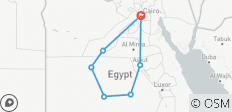  Sahara Desert &amp; Egyptian Oasis ( Dakhla, Kharga, Farafra &amp; White Desert) - 7 destinations 