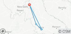  From Delhi: Sunrise Taj Mahal Tour with Elephant Conservation Center - WILDLIFE SOS - 5 destinations 