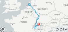  Rhine Christmas Markets with Switzerland 2025 - 12 Days (from Amsterdam to Zurich) - 12 destinations 