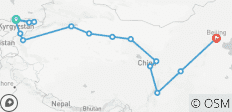  De Bishkek a Pekín (36 días) - 15 destinos 