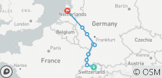  Kerstmarkten aan de Rijn 2024|2025|2026 - 8 Dagen (van Zurich naar Amsterdam) - 10 bestemmingen 