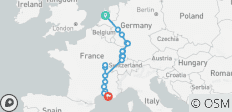  Descubre los Ríos Rin y Ródano 2024|2025 - 15 Días (from Amsterdam to Marsella) - 18 destinos 