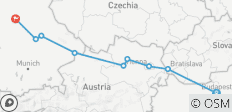  Weihnachtsmärkte entlang der Donau 8 Tage - 9 Destinationen 