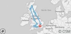  Great Britain - 7 Days - 16 destinations 