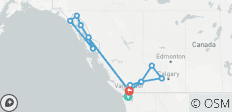  Calgary Stampede et croisière en Alaska Victoria → Vancouver (2025) - 14 destinations 