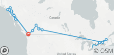  L\'est du Canada, les icônes des Rocheuses et la croisière en Alaska - Toronto → Vancouver (2025) - 18 destinations 