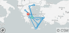  Grèce : Sur les traces de Paul l\'apôtre avec une croisière de 3 nuits dans les îles grecques et en Turquie (2025) - 20 destinations 