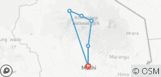  10 Tage Kilimandscharo Northern Circuit - 6 Destinationen 