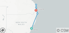  Australie : De la ville au surf (8 jours, prix du billet d\'avion de la ville au surf) - 6 destinations 