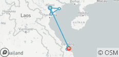  Vietnam Intro 9 dagen – Hanoi – Ninh Binh – Halong Bay – Danang – Hoi An - 9 bestemmingen 
