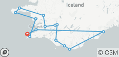  7 dagen Privé Gouden Cirkel, zuidkust, Snæfellsnes&amp;Reykjavik (zomer) - 16 bestemmingen 