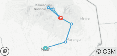  Rejoindre le groupe 6 jours Kilimandjaro Marangu Route - 7 destinations 