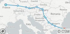  Express vers l\'Orient : De Paris à Istanbul - 12 destinations 
