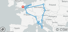  Europäische Begegnungen ab Amsterdam 16 Tage - 18 Destinationen 