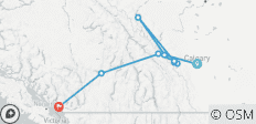  Les Rocheuses canadiennes (8 jours) (11 destinations) - 11 destinations 