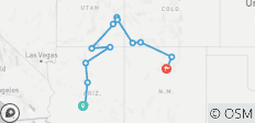  Colourful Trails of the Southwest (End Santa Fe, 10 Days) (including Page) - 14 destinations 