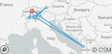  L\'expérience ferroviaire suisse à l\'état pur - 13 destinations 