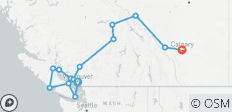  Sea to Sky (von Vancouver bis Calgary) - 14 Destinationen 