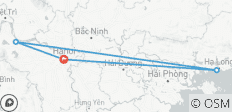  Flying visit to Hanoi - 4 destinations 