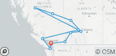  Klassiek West-Canada (12 nachten) - 11 bestemmingen 
