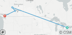  Le rêve canadien sur rail - 4 destinations 