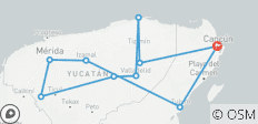  Yucatan Highlights - 10 Destinationen 