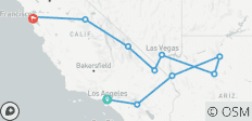  Western Express (from Los Angeles/to San Francisco) - 11 destinations 