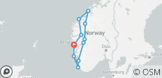  Panoramic roads of Fjord Norway - 11 destinations 