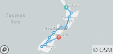  A Taste of New Zealand (Auckland-Christchurch) - 11 destinations 