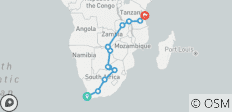  Rovos Rail - El orgullo de África (from Ciudad del Cabo to Dar es Salaam) - 13 destinos 