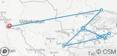  Splendeurs de l\'Ouzbékistan - 10 destinations 