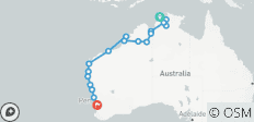  La côte ouest à votre guise (Darwin-Perth) - 19 destinations 