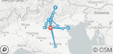  Adige fietspad Bolzano - Venetië - 19 bestemmingen 