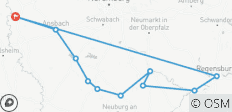  Altmuhltal cycle path with charm - 11 destinations 