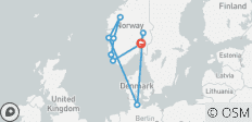  Gran viaje al sur de Noruega - 9 destinos 