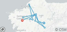  Senderismo en el Camino de Santiago - La ruta francesa - 13 destinos 