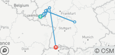  Moezel fietsroute - de klassieker - 21 bestemmingen 