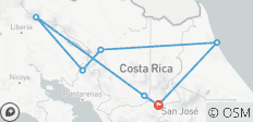  Costa Rica - Op zoek naar de luiaards - 7 bestemmingen 