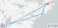  Grosse Schwedenreise zwischen Stockholm &amp; Goteborg - 5 Destinationen 