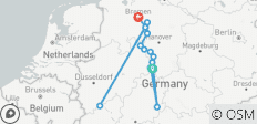  Het Weser-fietspad - 13 bestemmingen 