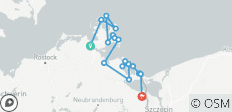  Ostsee-Radweg Stralsund-Rugen-Usedom - 18 Destinationen 