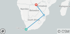 Ervaar Zuid-Afrika en de Victoria Val met meer hotels - 3 bestemmingen 